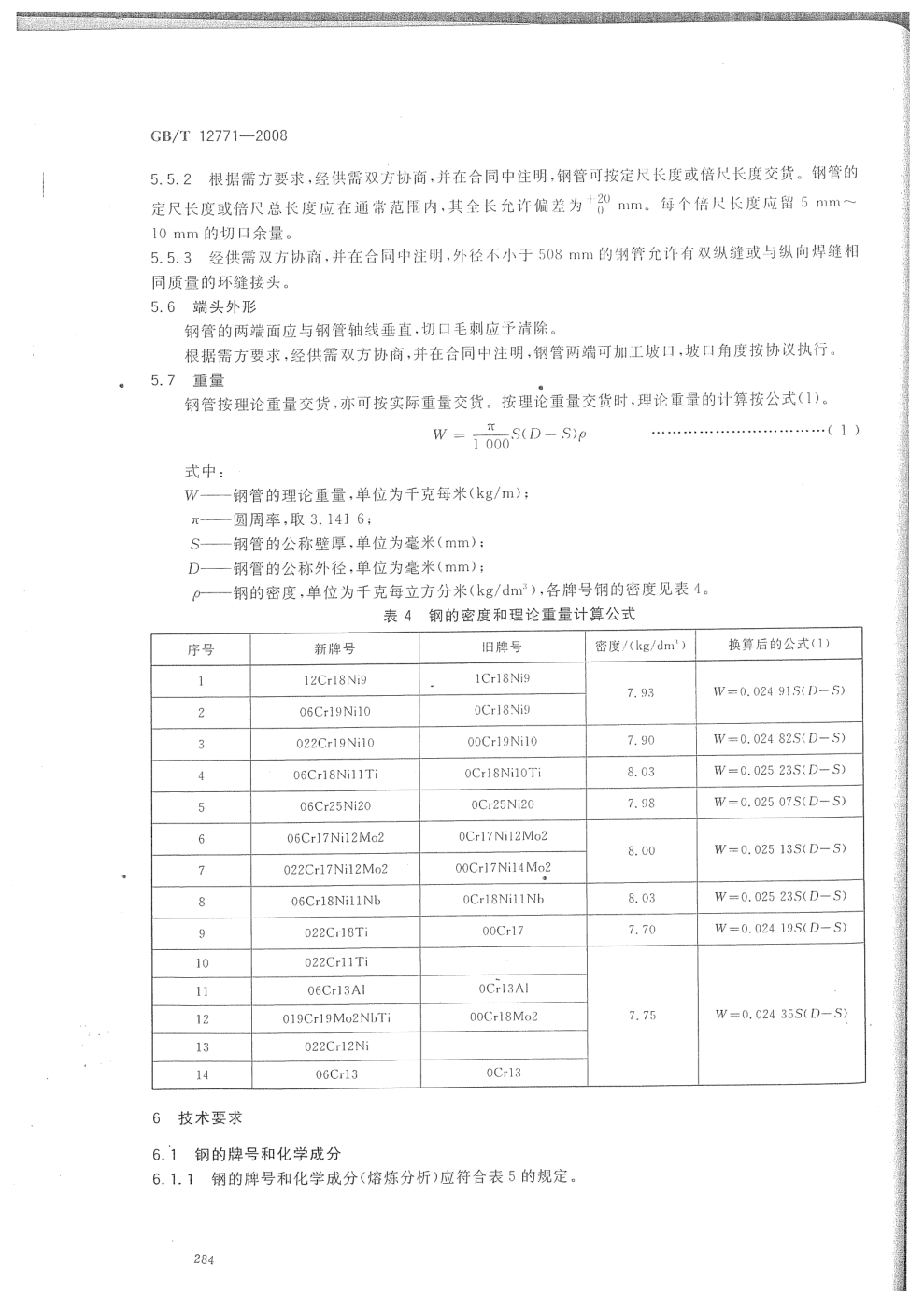 不锈钢焊管执行标准